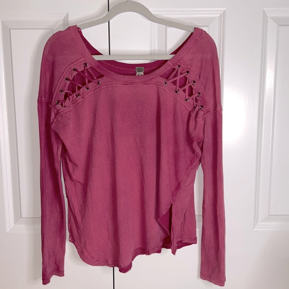 Fuchsia We The Free flowy top!